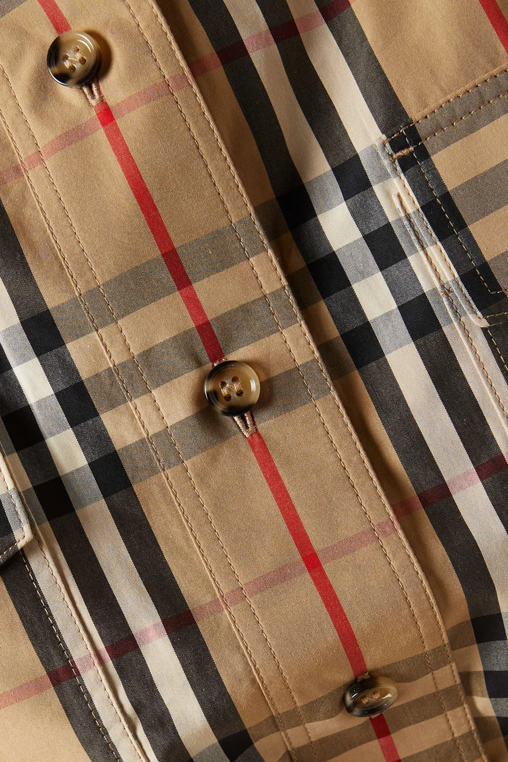 Рубашка в клетку Turnstone Burberry, нейтральный — фото 4