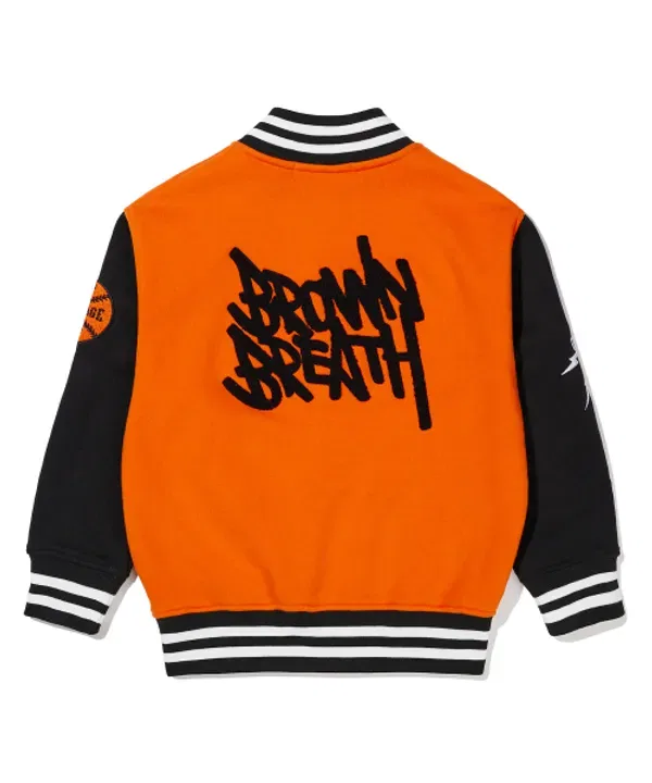 Варсити куртка Kids Sprd, Brownbreath Kids, оранжевый — фото 3