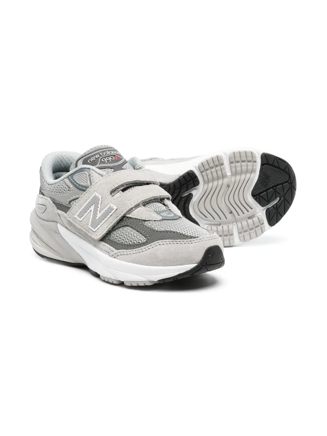 Кроссовки с застежкой на липучке New Balance, серый — фото 3
