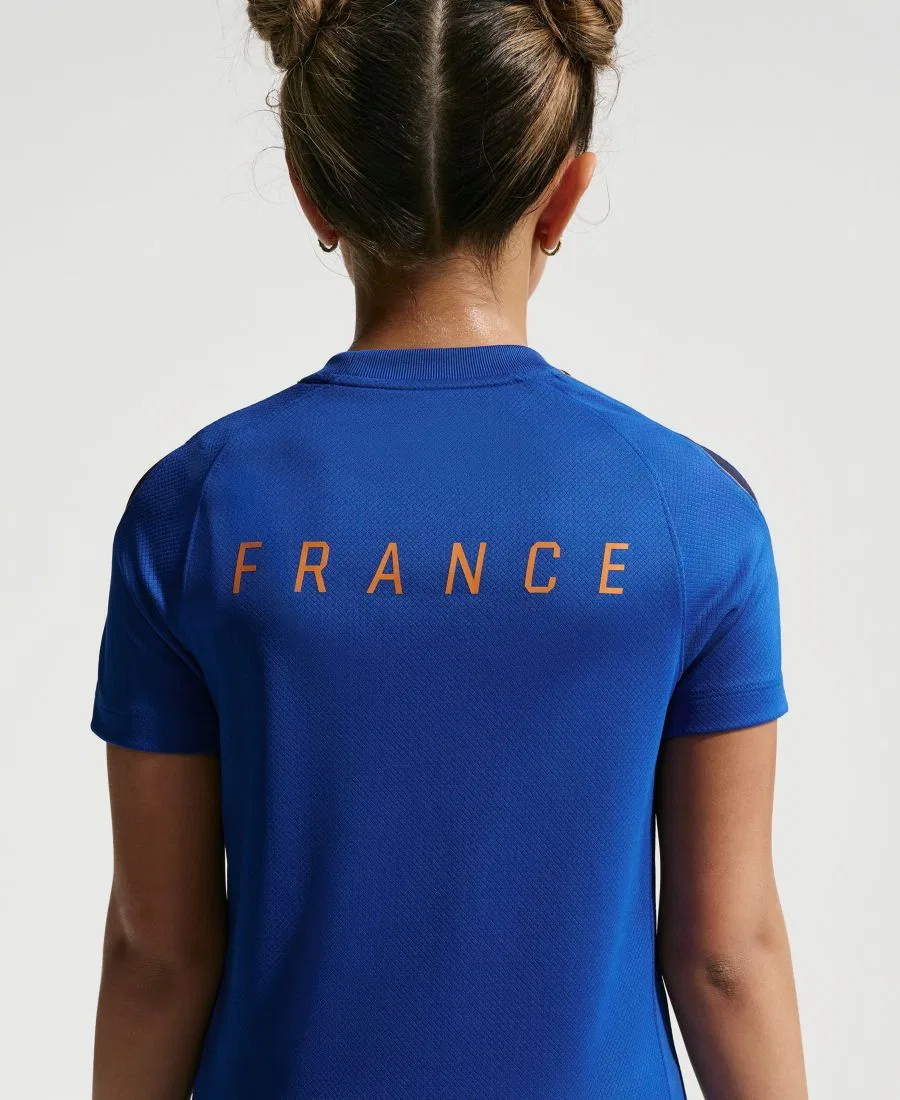 Футболка Nike Strike Dri-FIT с коротким рукавом, Game Royal/Monarch/Metallic Copper — фото 3