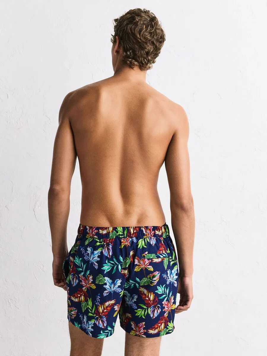 Шорты для плавания Next Board Shorts 'Signature' в темно-синем и светло-голубом цветах — фото 3