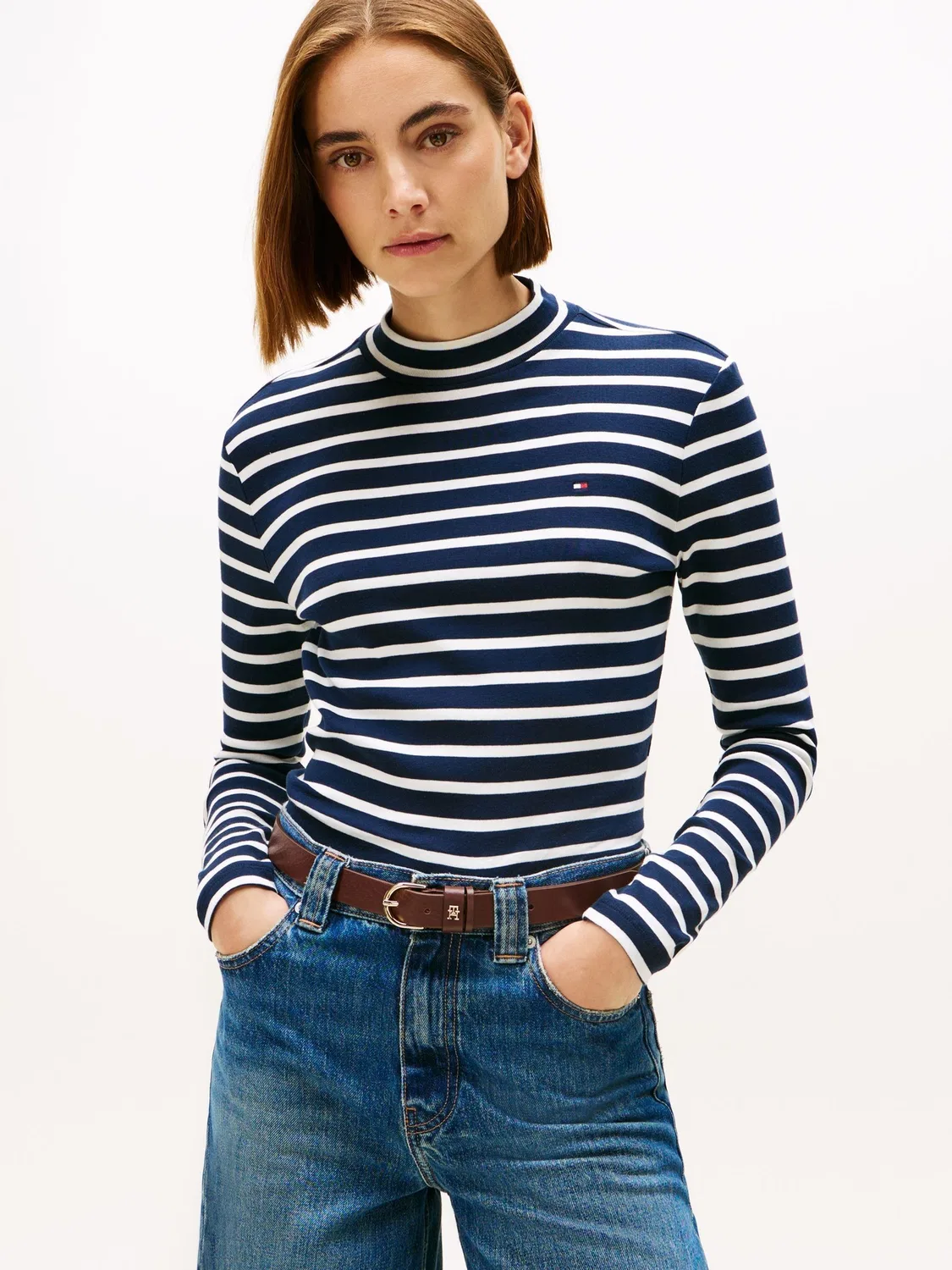 Джемпер с логотипом, Relaxed Fit, Tommy Jeans Tommy Hilfiger, синий