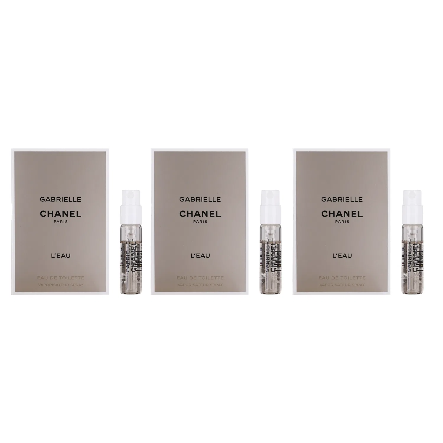 Пробник духов Chanel J'adore Eau De Toilette, 1.5 мл, CHANEL, набор из 3 шт.