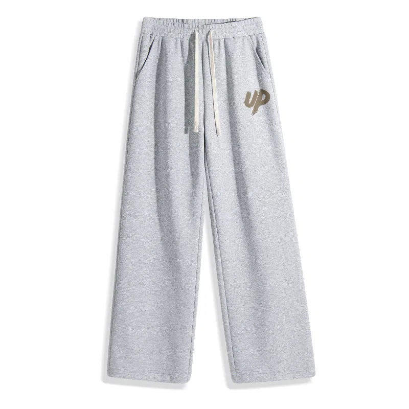 Детские повседневные брюки прямого кроя утепленные MINISO, Heather Gray