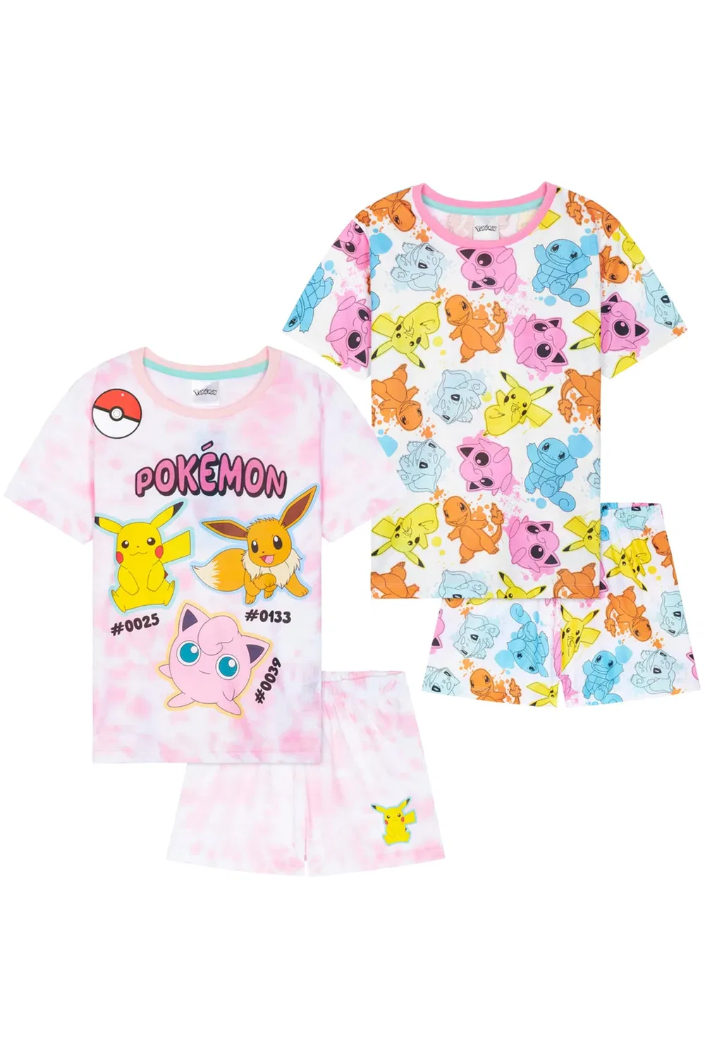 Пижамный комплект с коротким рукавом Pyjama Set PJ 2 Pack Pokemon, Multi