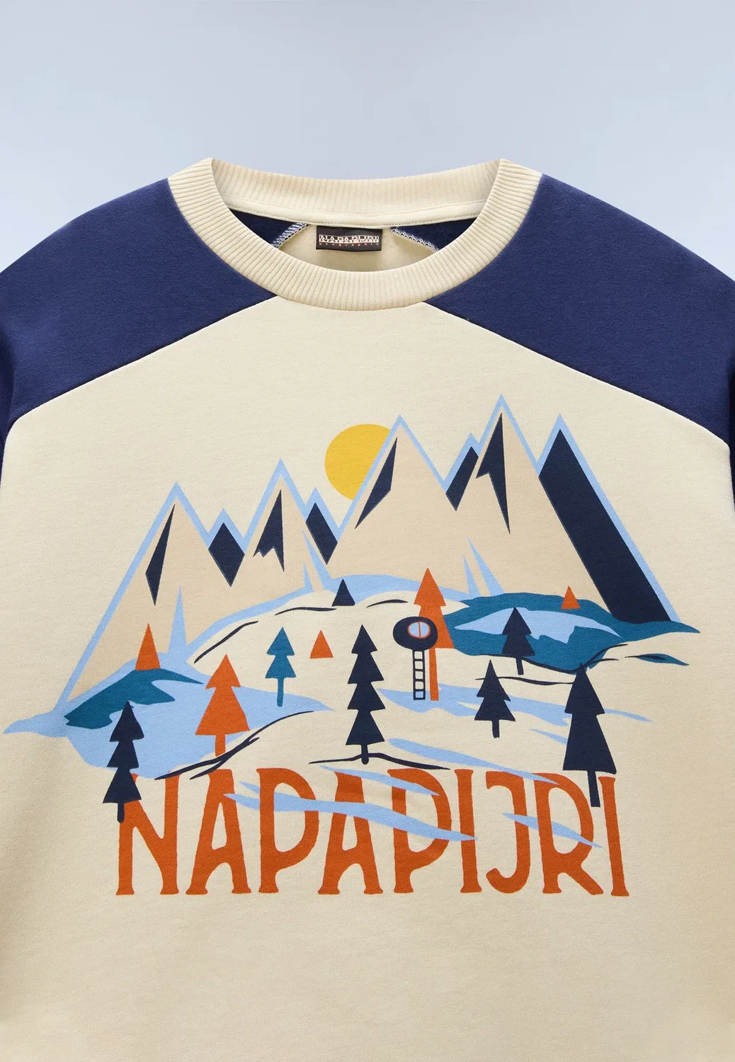 Эллис - толстовка Napapijri, Light Beige — фото 4