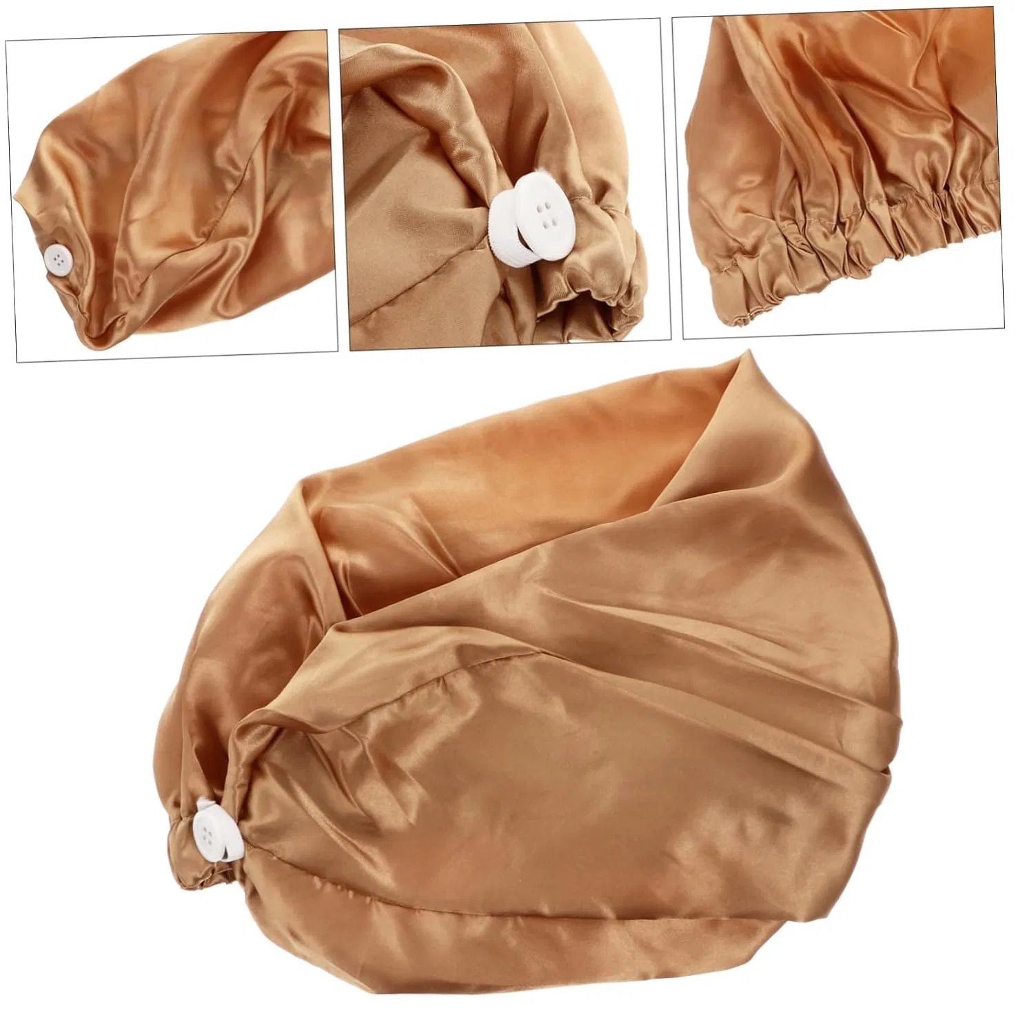 Шапочка для душа Satin Sleep Cap, FOMIYES, 2 шт, 62x28 см, как на картинке — фото 4