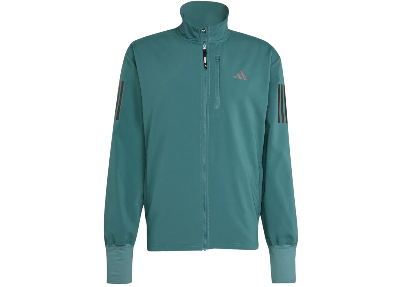 Мужской утепленный беговой пуховик Own The Run Winterized Adidas, цвет Preloved Teal