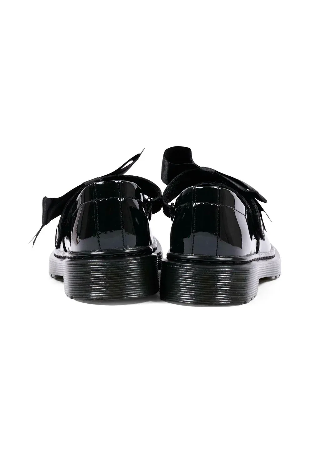 Балетки Dr. Martens с ремешком на щиколотке, кожаные, черные — фото 4