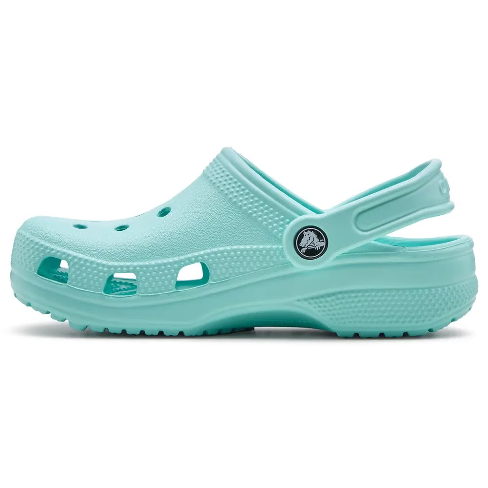 Классические детские сабо Crocs, Aquamarine Blue — фото 3