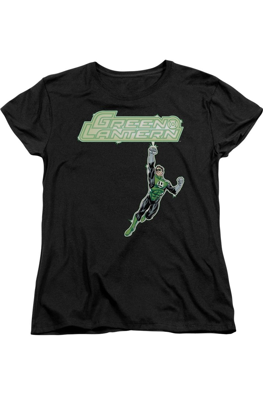 

Футболка женская с коротким рукавом Green Lantern Energy Construct Logo Gildan