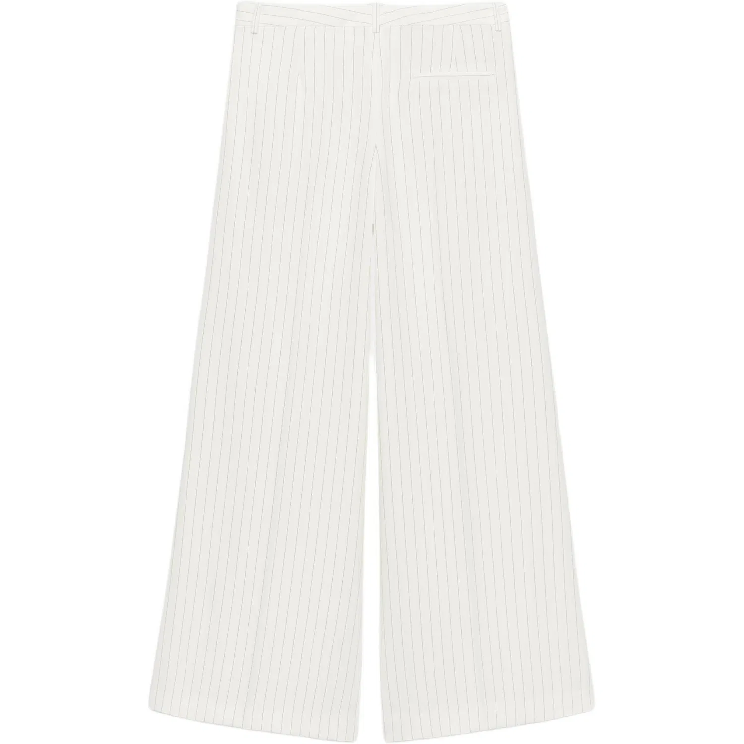 Женские брюки свободного кроя Light Yellow ZARA, Светло-желтый — фото 3