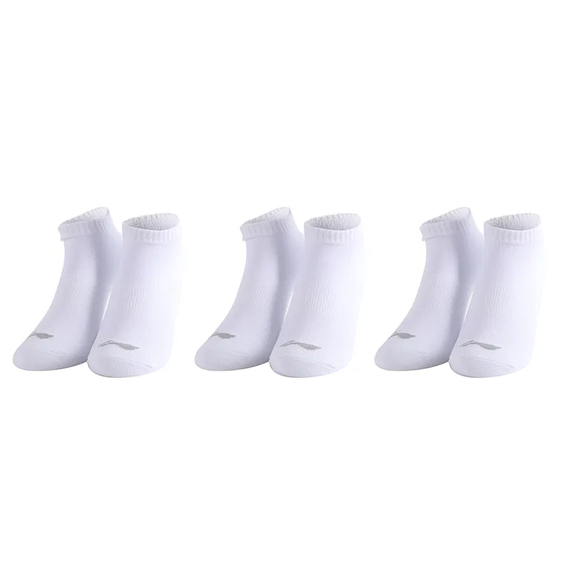 Детские носки-невидимки из 3 пар, Ankle Socks, Li-Ning