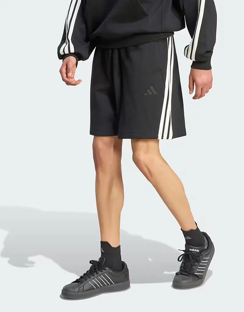 Шорты Kit 3-Stripes Adidas Performance, черный бежевый
