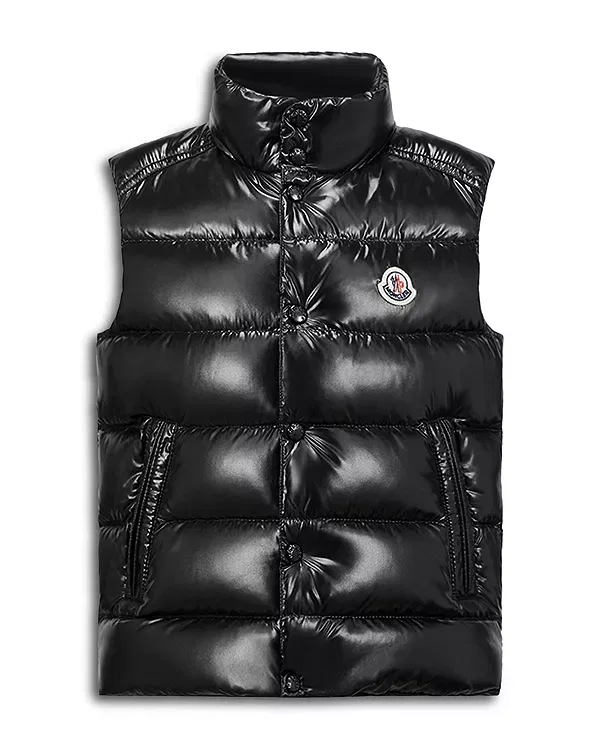 Детский жилет для мальчиков стеганый Tib Down Puffer Vest Moncler, черный