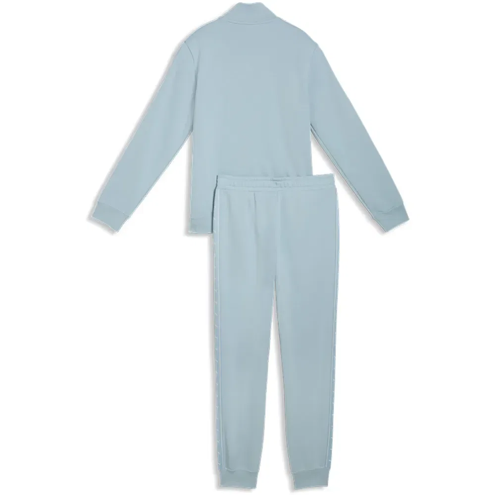 Детский спортивный костюм из футера с полной застежкой-молнией Puma Ess Tape, Blue — фото 2
