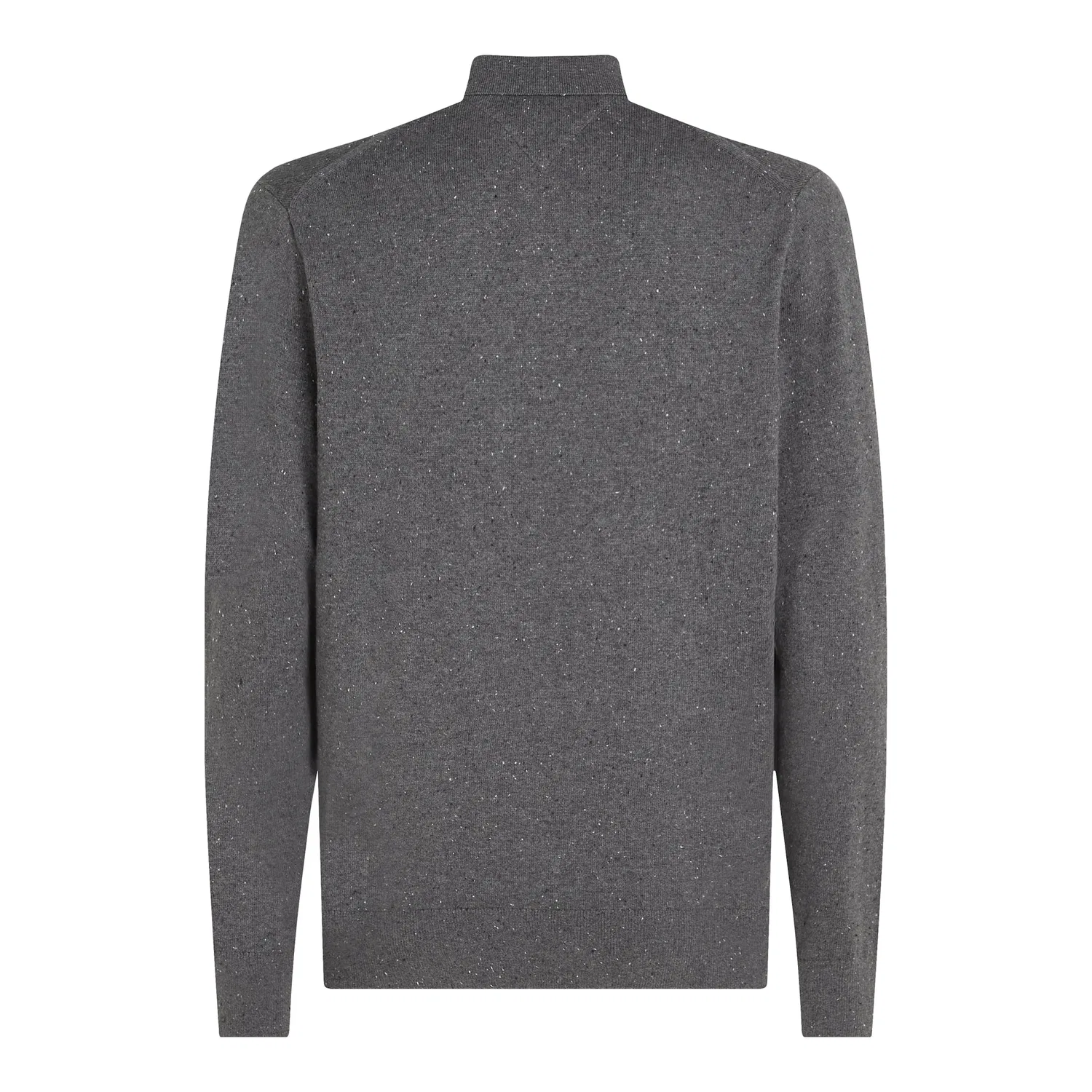 Мужской пуловер с поло-воротником из кашемира Tommy Hilfiger, Medium Grey Heather — фото 2