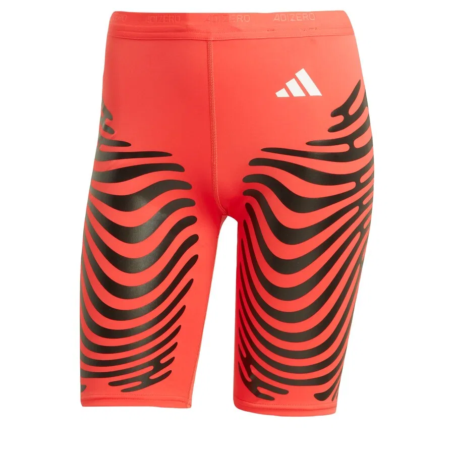 Спортивные узкие шорты ADIDAS PERFORMANCE 'Adizero Control Running Short' красного цвета