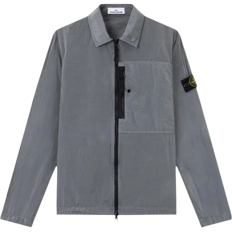 Рубашка с отложным воротником STONE ISLAND, Ash