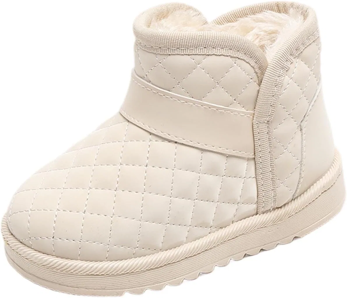 Детские зимние ботинки для девочек на меху Zzalalana, Beige