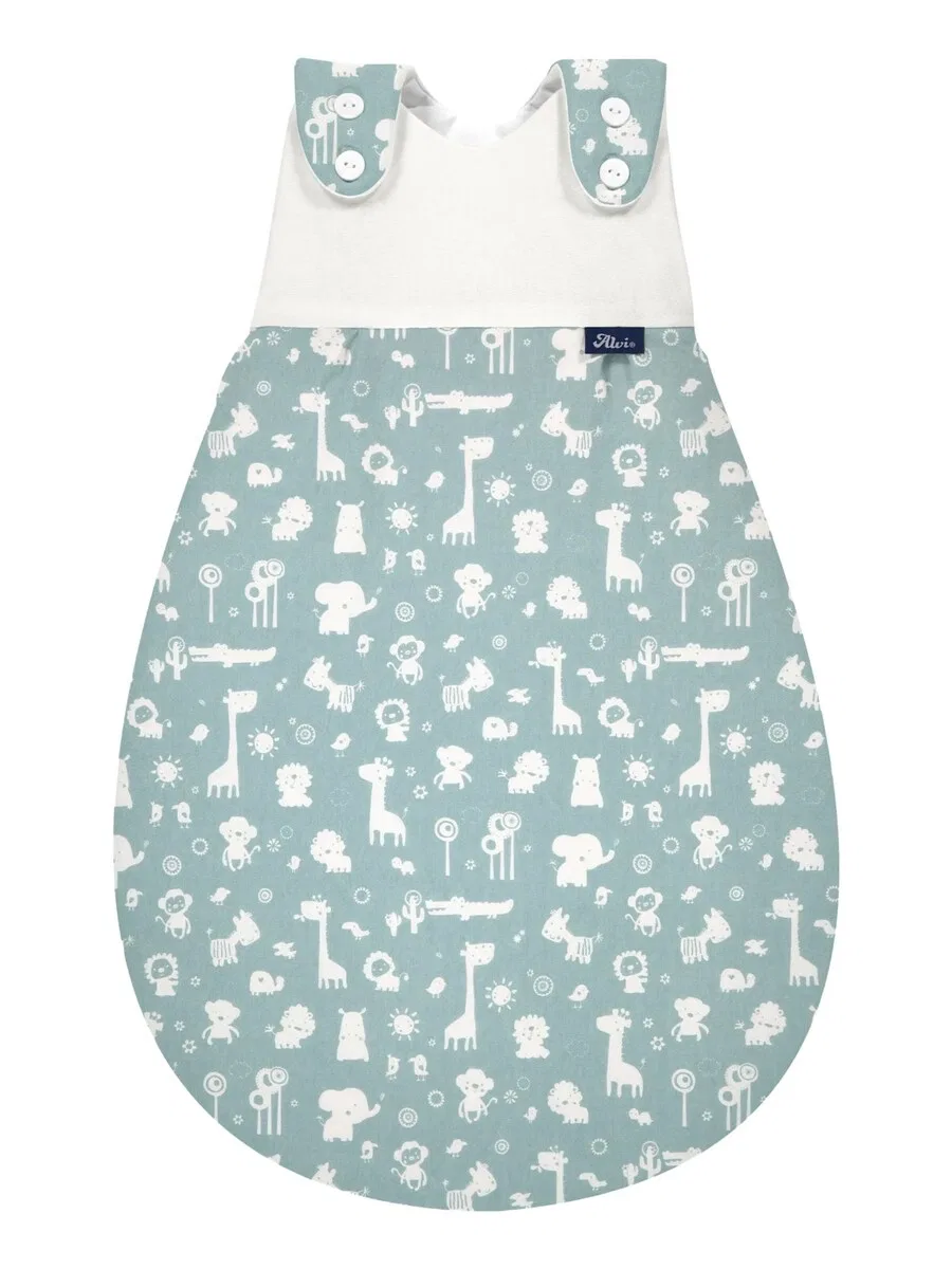 Спальный мешок ALVI 'Schlafsack Baby-Maxchen Außensack Baumwolle' синего цвета