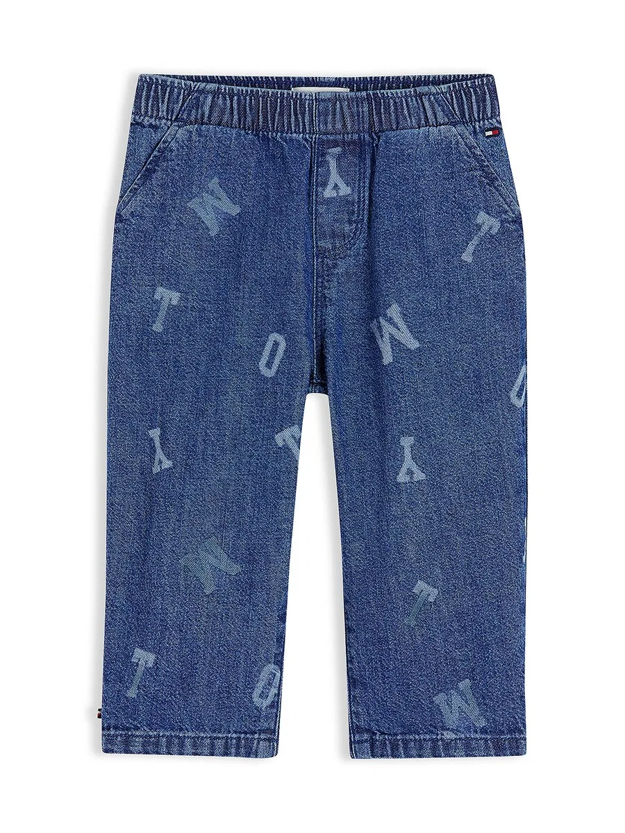 Джинсы TOMMY HILFIGER Regular, синие, из синей джинсовой ткани
