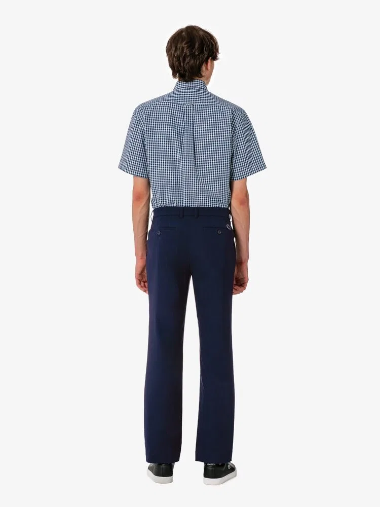Брюки из стрейч-ткани LACOSTE, Navy — фото 3