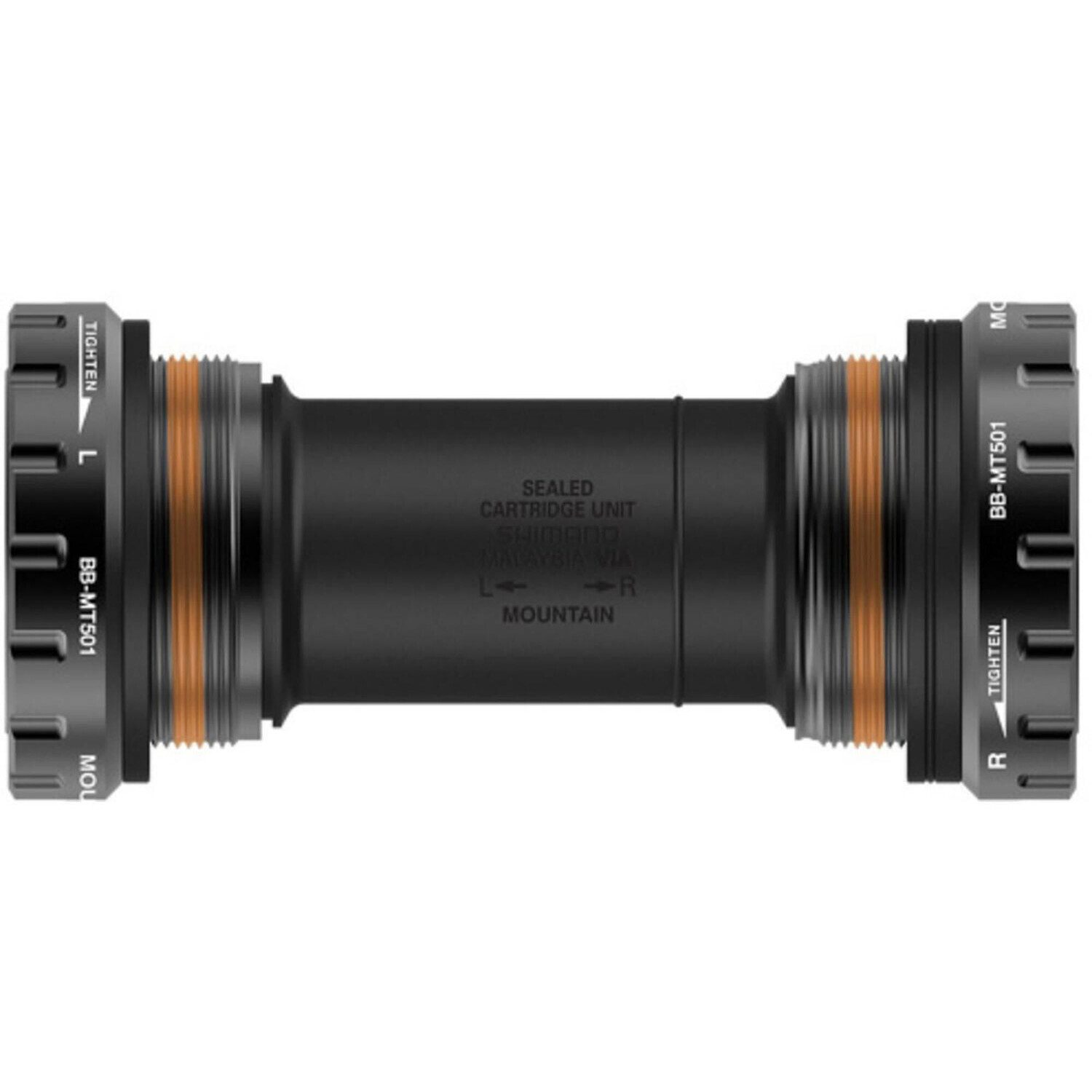 

Нижний кронштейн MTB BB-MT501 Hollowtech II SHIMANO, серебристый / черный / серый