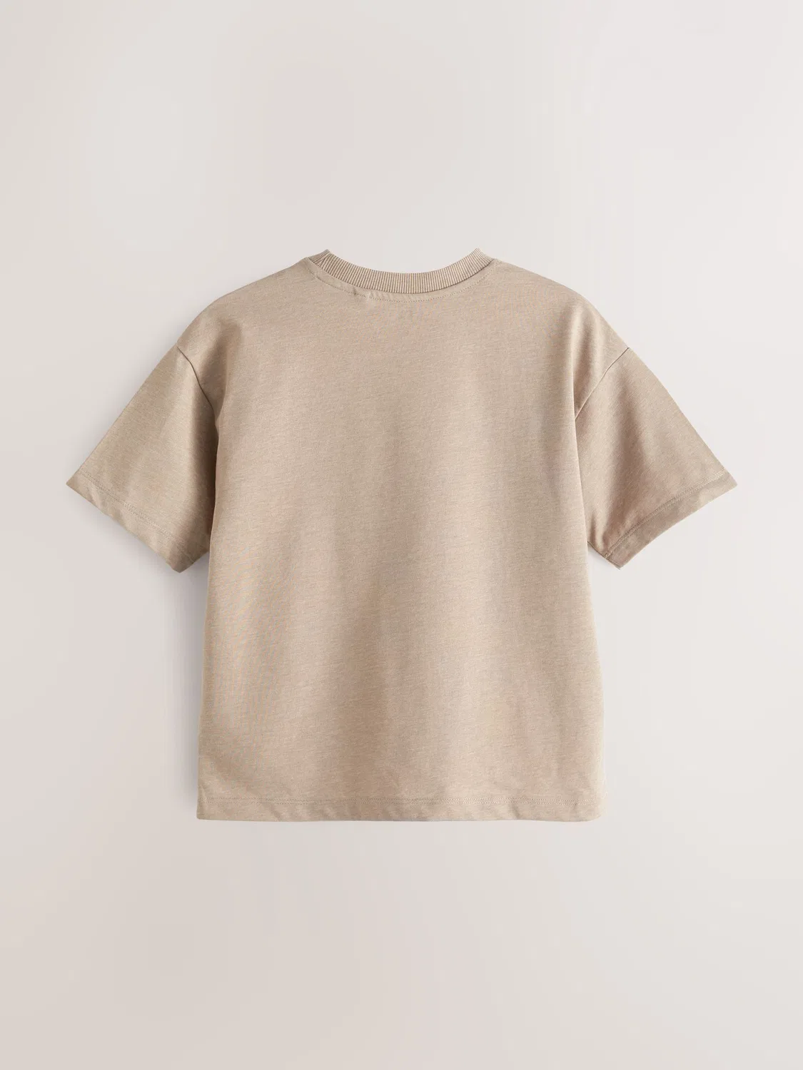 Футболка свободного кроя Next, Brown Natural — фото 3