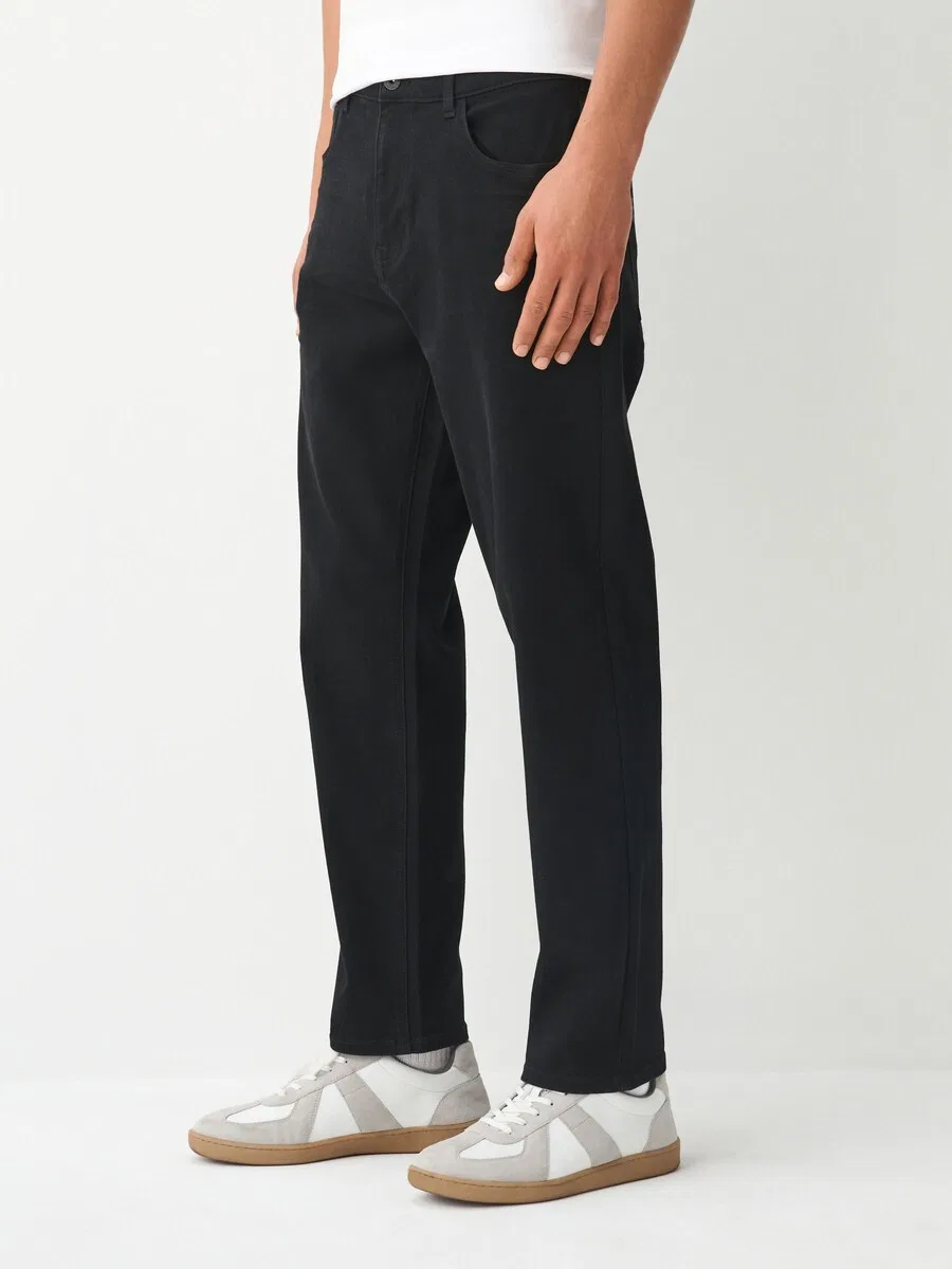 Джинсы Next Slim fit 'Essential' из черного денима — фото 2