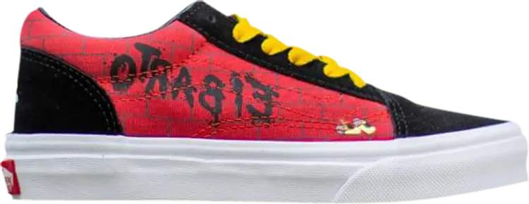 

Кеды Vans The Simpsons x Old Skool Kids El Barto, красный