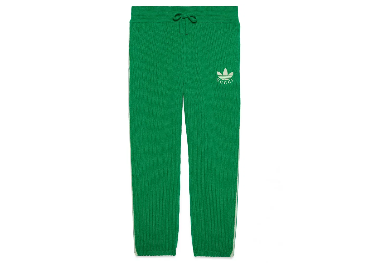 Мужские спортивные штаны с логотипом Gucci x Adidas, Green
