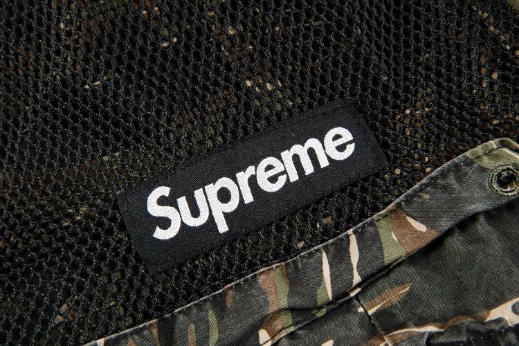 Брюки Supreme Mesh Pocket Belted Cargo Pant 'Tigerstripe Camo', разноцветный — фото 4