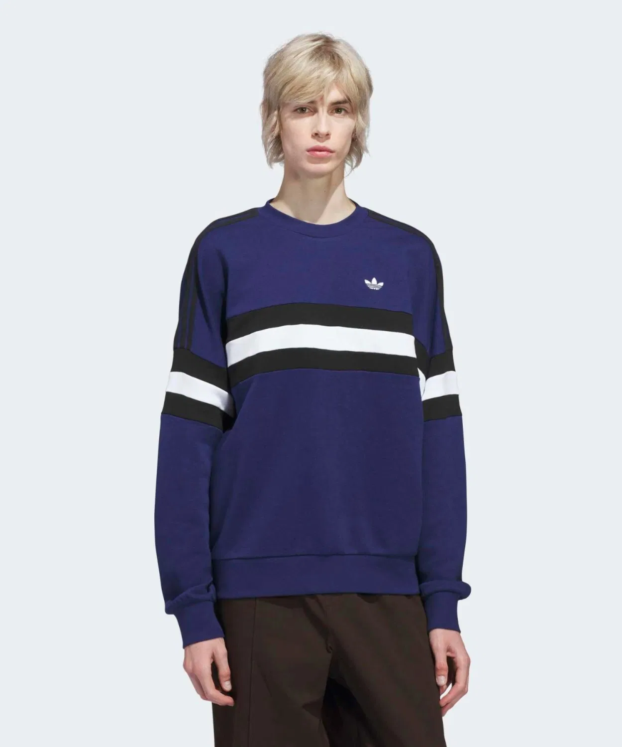 Мужская/Женская кофта с длинным рукавомAdidas Originals, Blue — фото 3