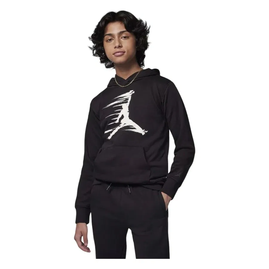 Детский свитшот Jordan MJ Flight MVP FT PO Nike, Черный
