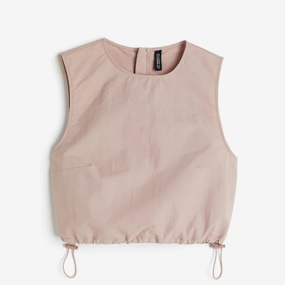 

Топ H&M Crop, светло-розовый