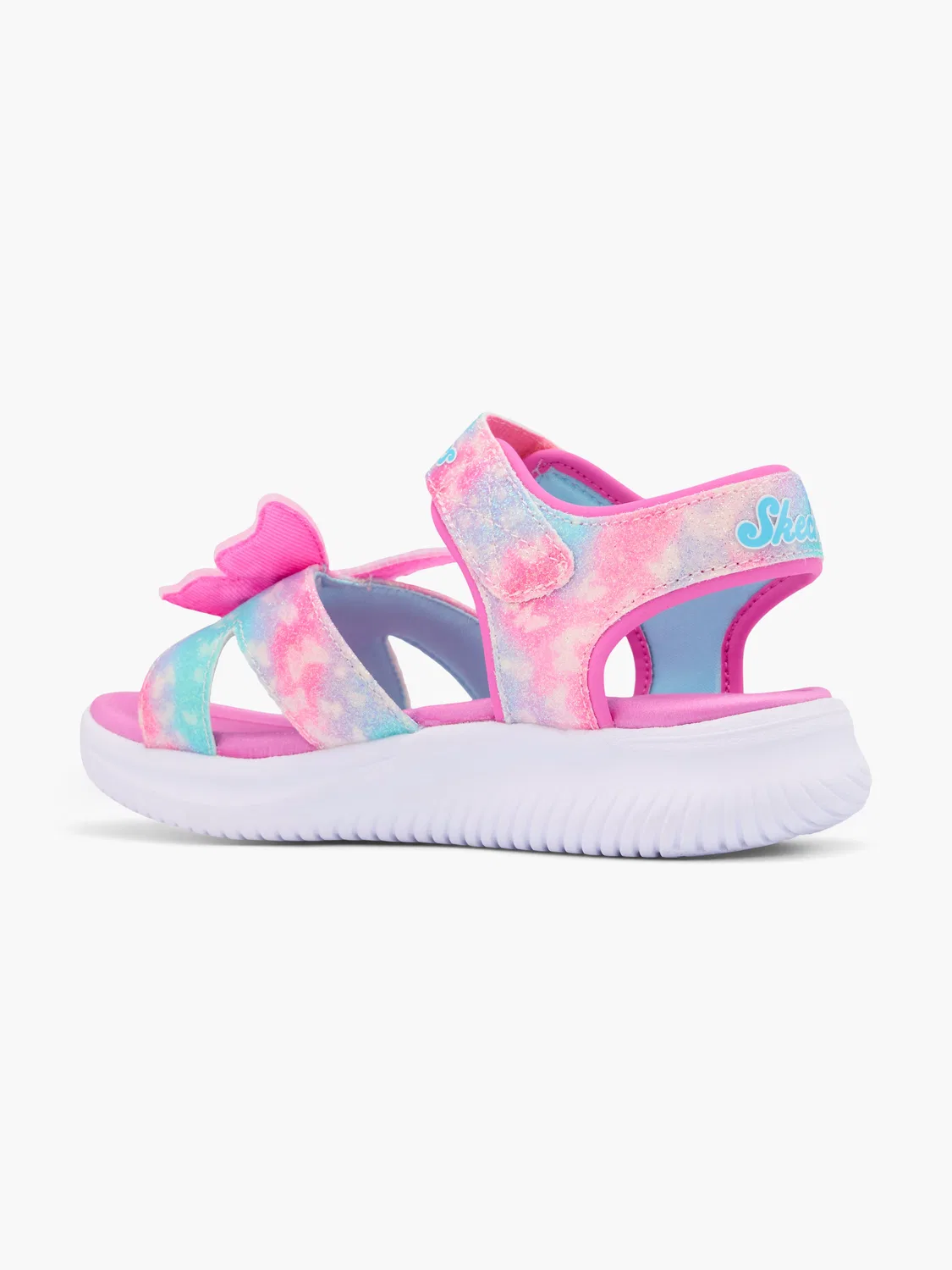 Детские сандалии с подсветкой Skechers JUMPSTERS BUTTERFLY BRITES, розовый — фото 3