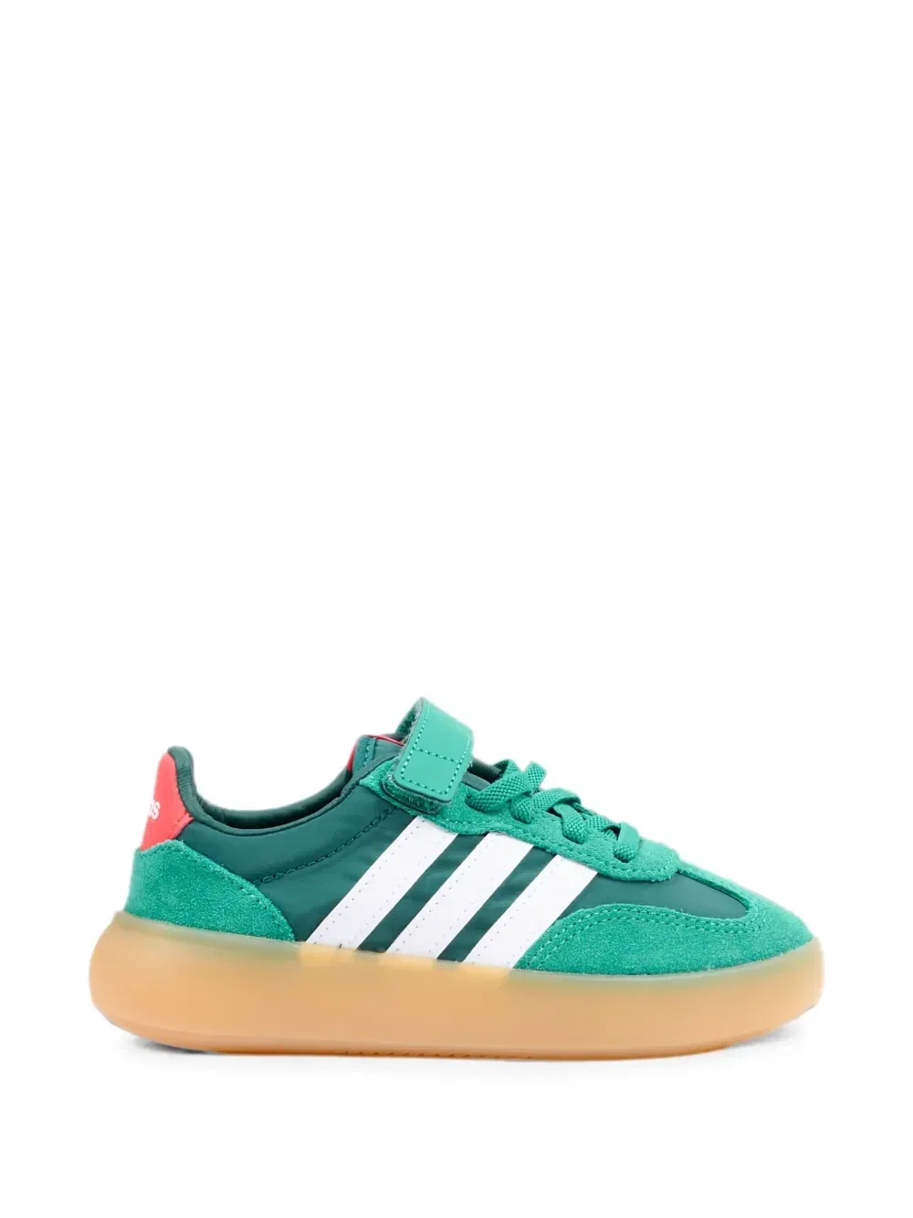 Кроссовки Barreda Decode на липучке и шнурках Adidas Kids, зеленый