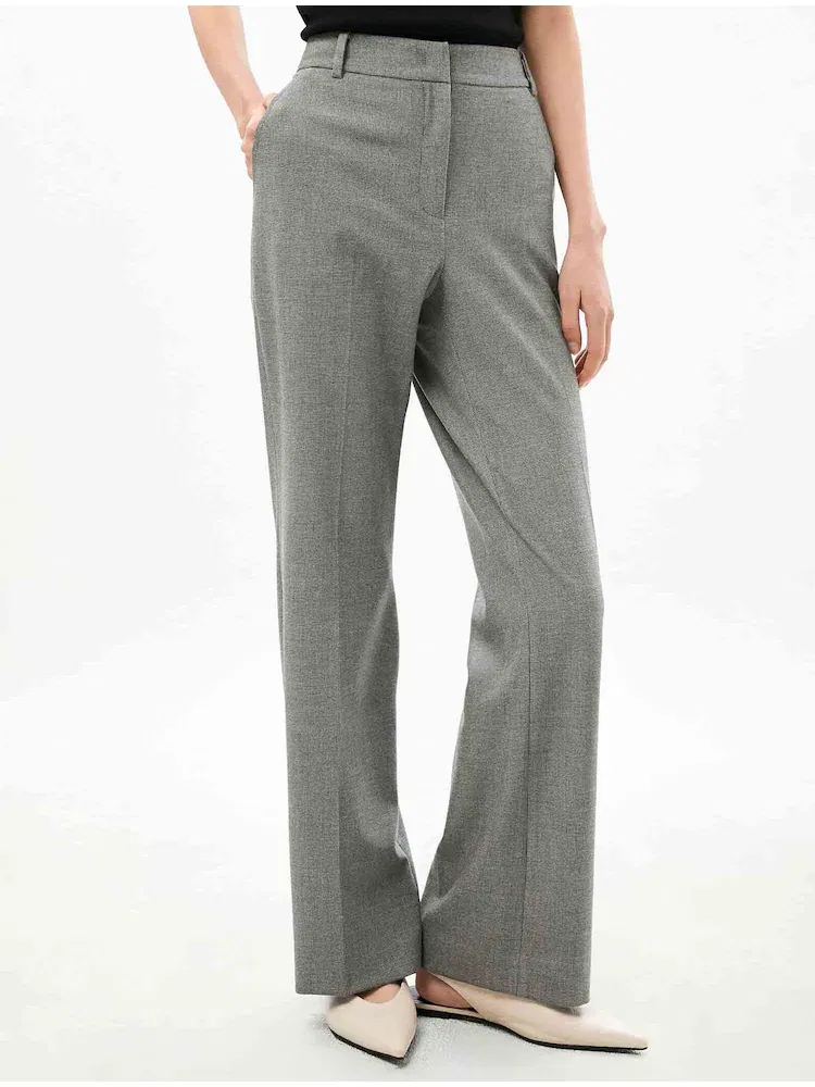 Брюки классические прямые Signature Slacks TOMMY HILFIGER, Antique Silver — фото 3