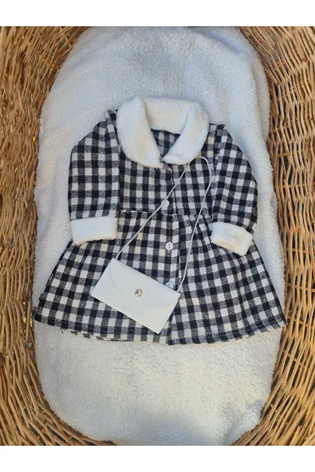 Детское платье для девочек с длинным рукавом Ciobaby, Black — фото 3
