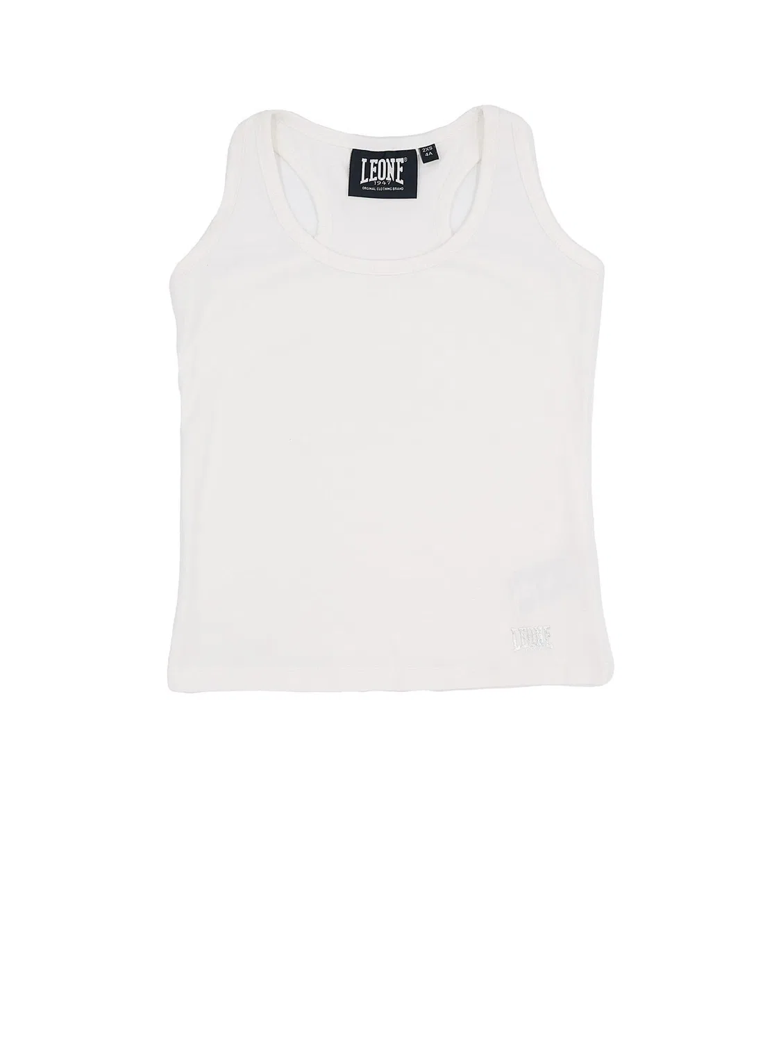 Детский топ без рукавов Basic Leone 1947 Apparel, Weiß