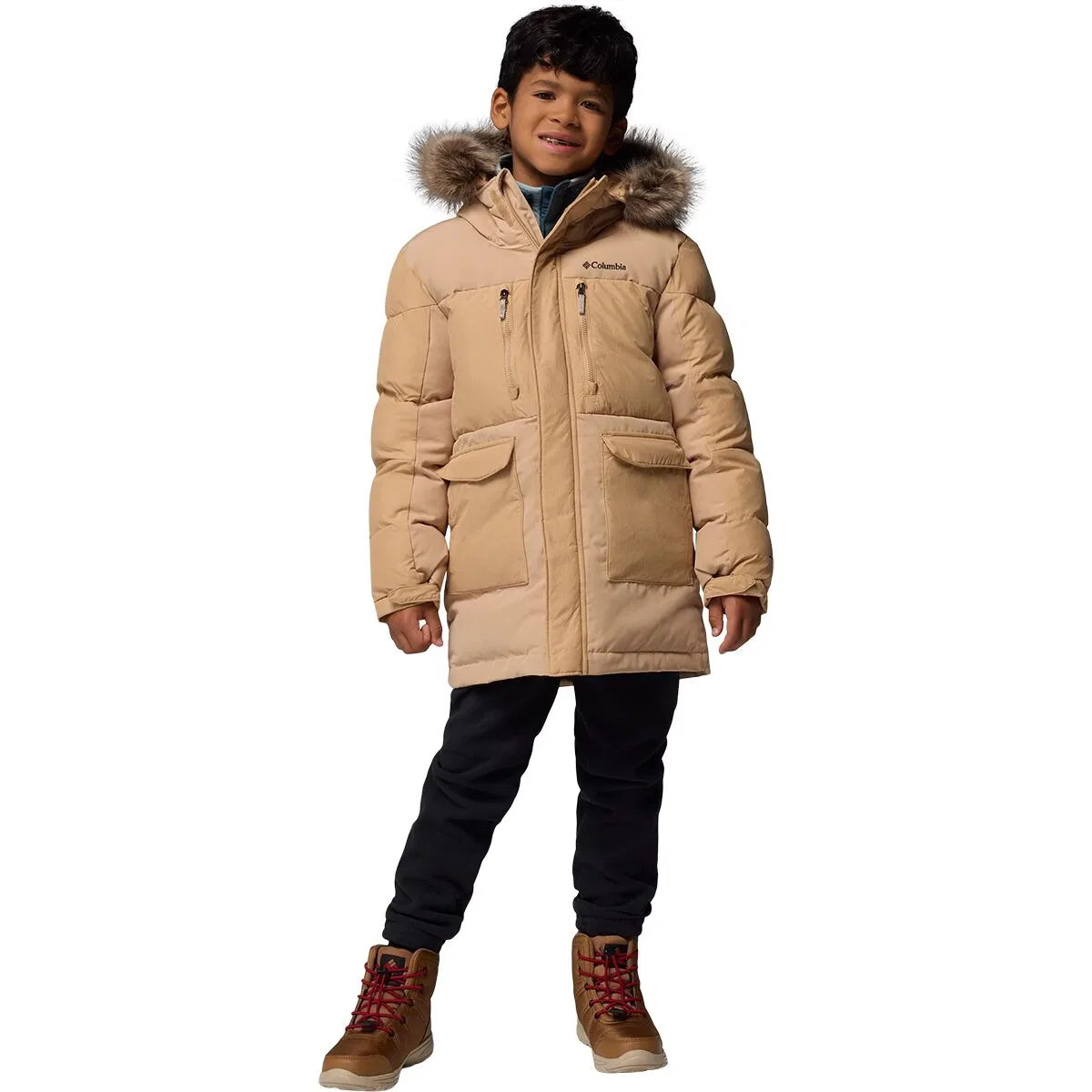 Детская парка для мальчиков с утеплителем Marquam Peak Fusion II Parka Boys Columbia, Canoe
