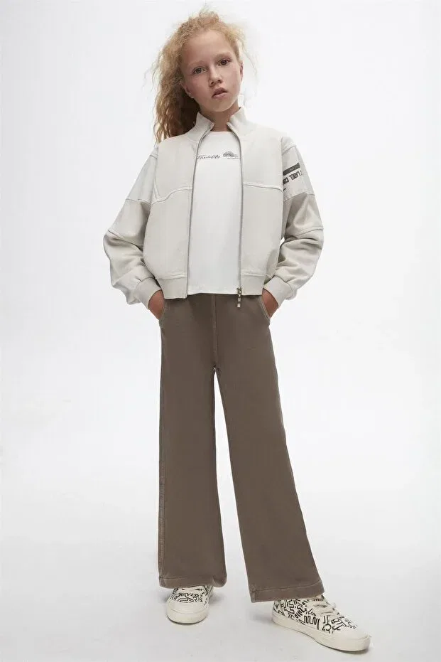 Детский кардиган с длинным рукавом Atherina Zippered Cardigan Generic Brands, Gray