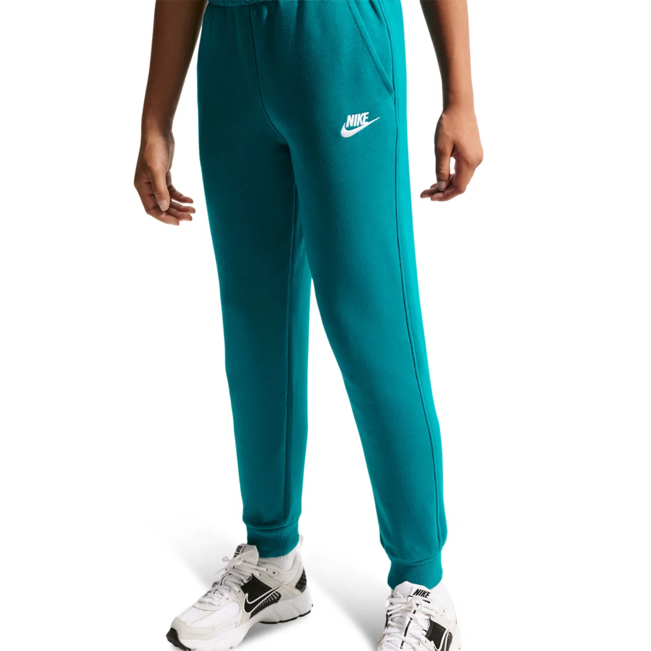 Детский спортивный комплект из футера с капюшоном NSW Club Fleece Nike, Bright Spruce Bright Spruce Energy — фото 4