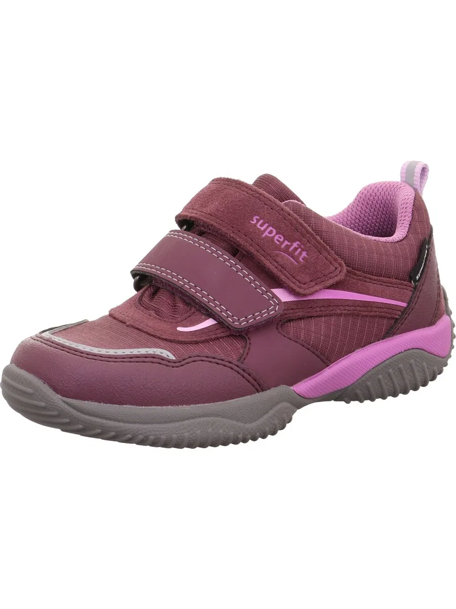 Кроссовки SUPERFIT 'Storm' бордового цвета