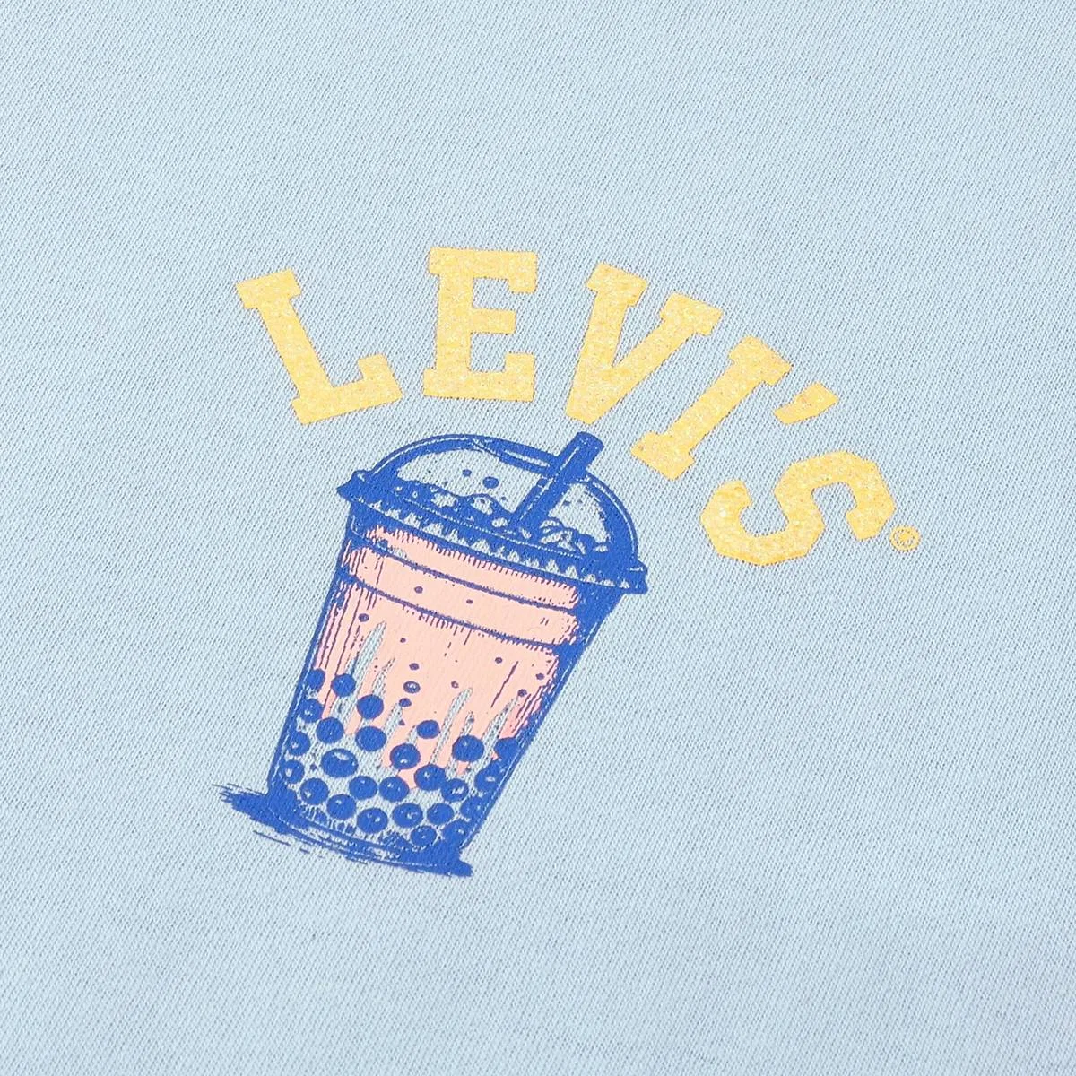Футболка Boba большого размера для девочек 2-4 лет Levi's, Angel Falls - Blue — фото 4