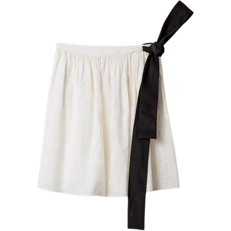 Женская длинная юбка Casual Long Skirt MIU MIU, Ivory White