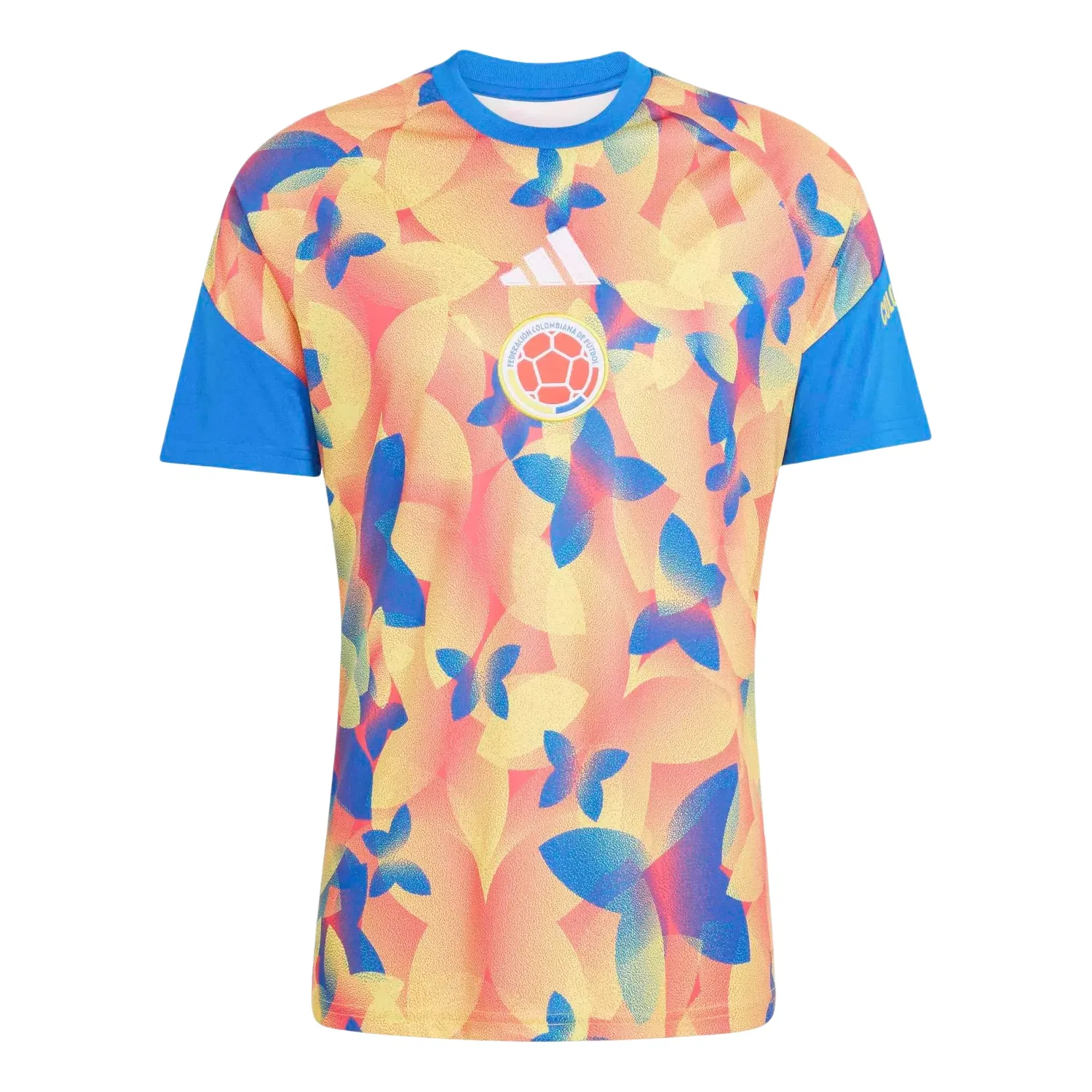 Мужская футболка Adidas Colombia 26 Home Pre Match Jersey, мультиколор