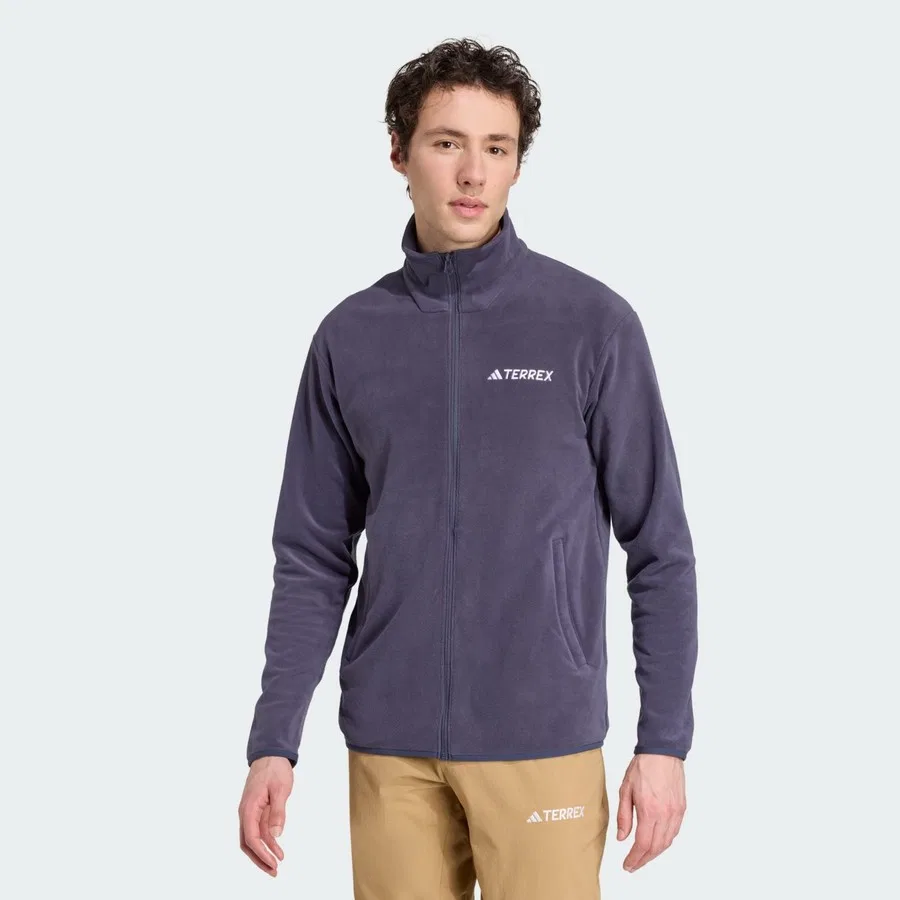Флисовая куртка TERREX JM3116 Multi Essentials Full-Zip Fleece Jacket adidas, Коричневый