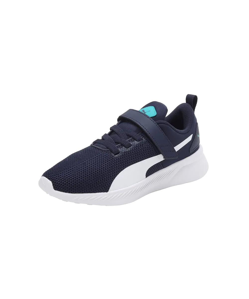 Детские кроссовки Puma Flyer Runner V PS Puma White Deep Aqua Peacoat